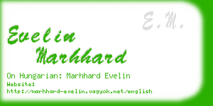 evelin marhhard business card